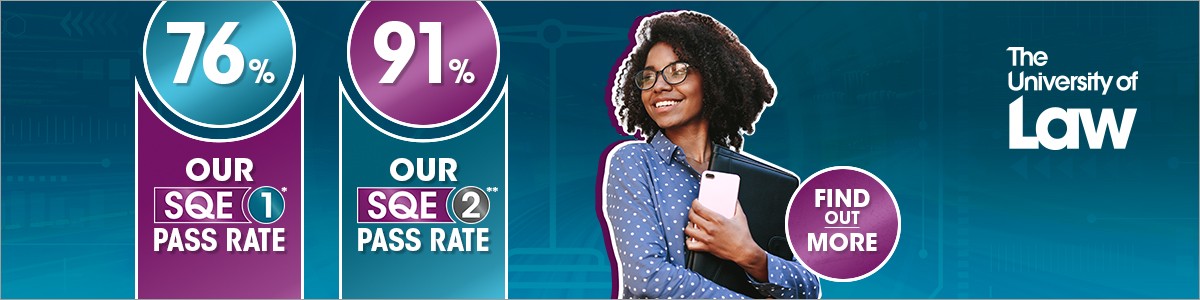 The University of Law SQE pass rates