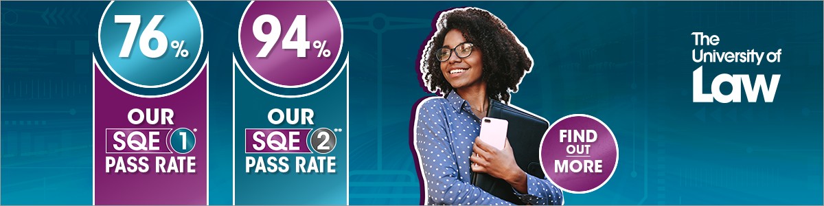 The University of Law SQE pass rates